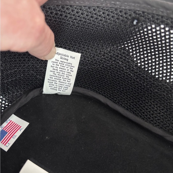 Monterey Bay Sirocco Waterproof Leather UPF 50 + Western Hat. Black 7-7 1/2 - Picture 8 of 11